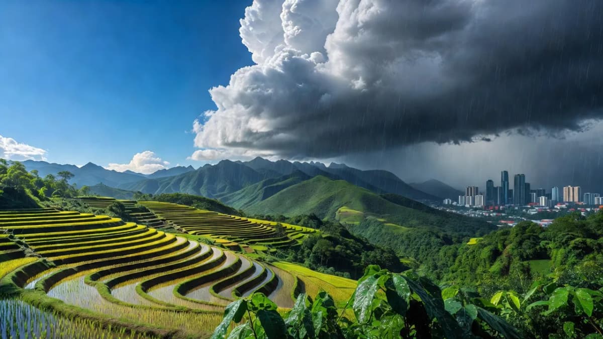 Dự báo thời tiết Việt Nam ngày 1/9 với nắng miền Bắc và mưa miền Trung, Tây Nguyên.