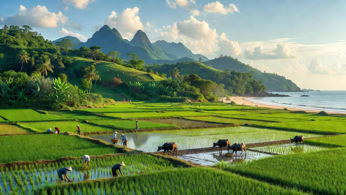 Huyện Hàm Thuận Nam, Tỉnh Bình Thuận - Giới thiệu quận huyện