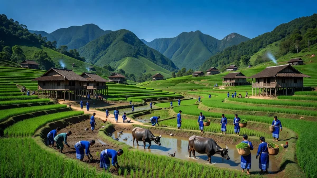 Xã Phiêng Luông, Huyện Bắc Mê, Tỉnh Hà Giang