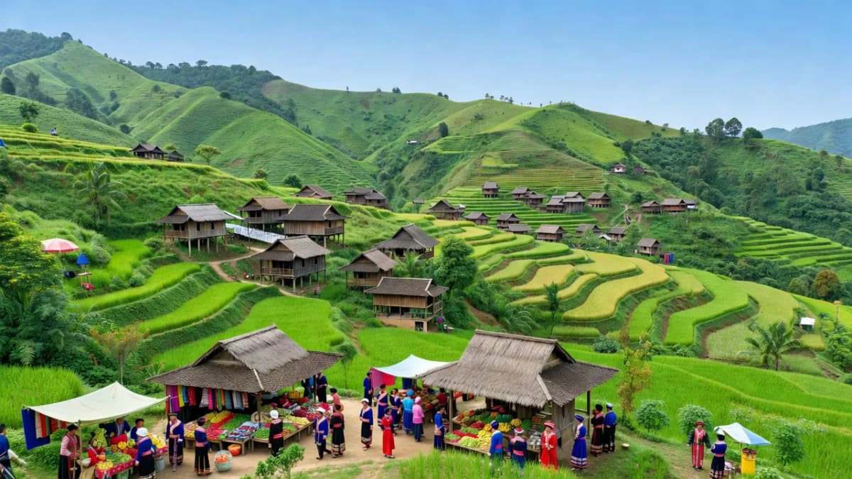Huyện Bắc Hà, Tỉnh Lào Cai - Giới thiệu quận huyện