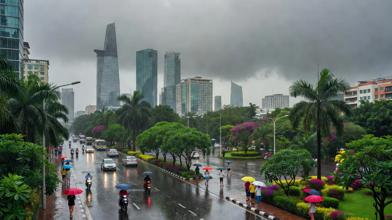 Dự báo thời tiết Hồ Chí Minh ngày mai 29/6