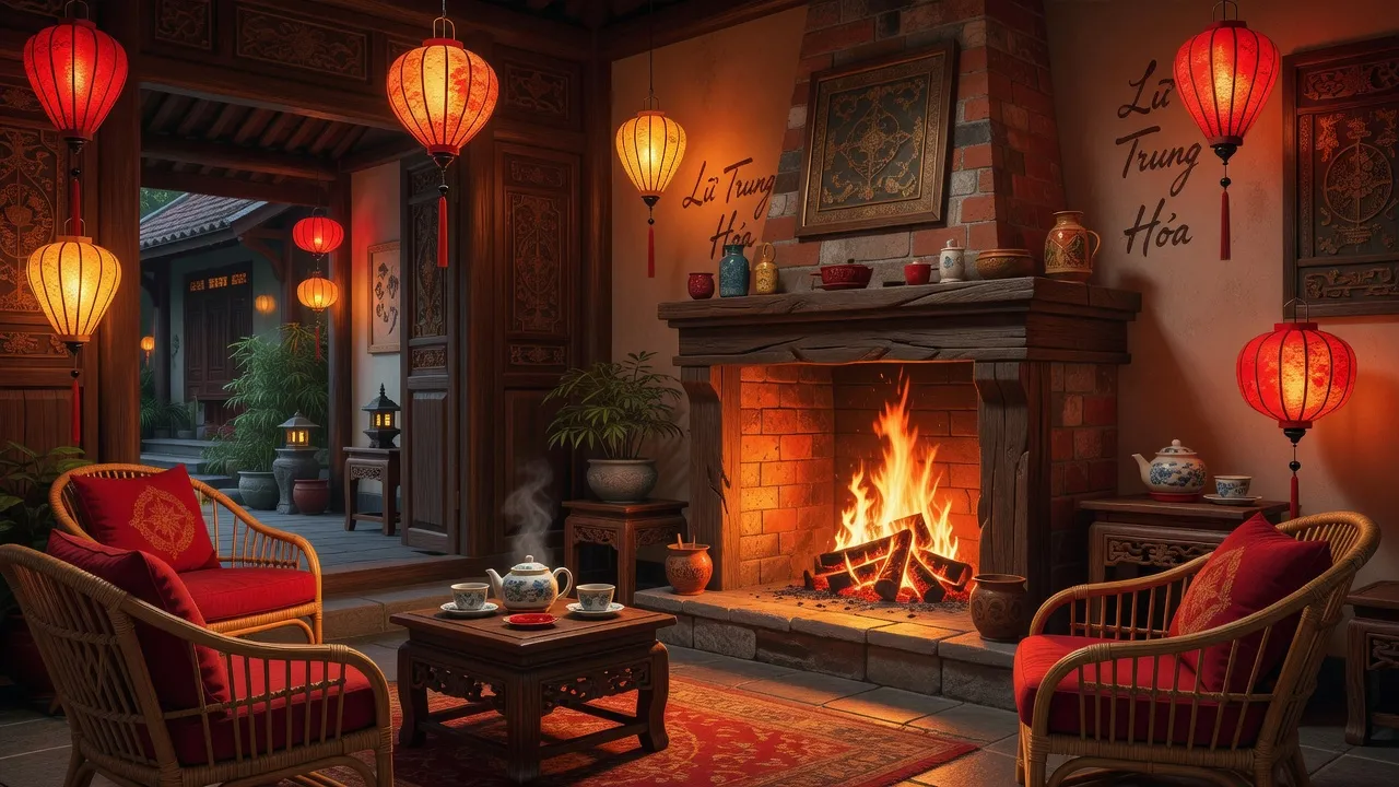 Lửa trong lò cổ truyền Việt Nam, biểu tượng cho mệnh Hỏa của Đinh Mão 1987.