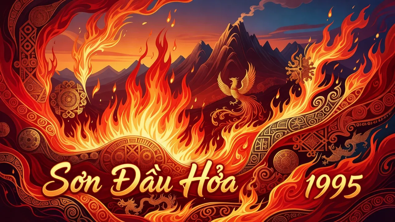 Người sinh năm 1995 thuộc Ất Hợi, mệnh Hỏa, biểu tượng Sơn Đầu Hỏa, phong thủy Việt Nam.