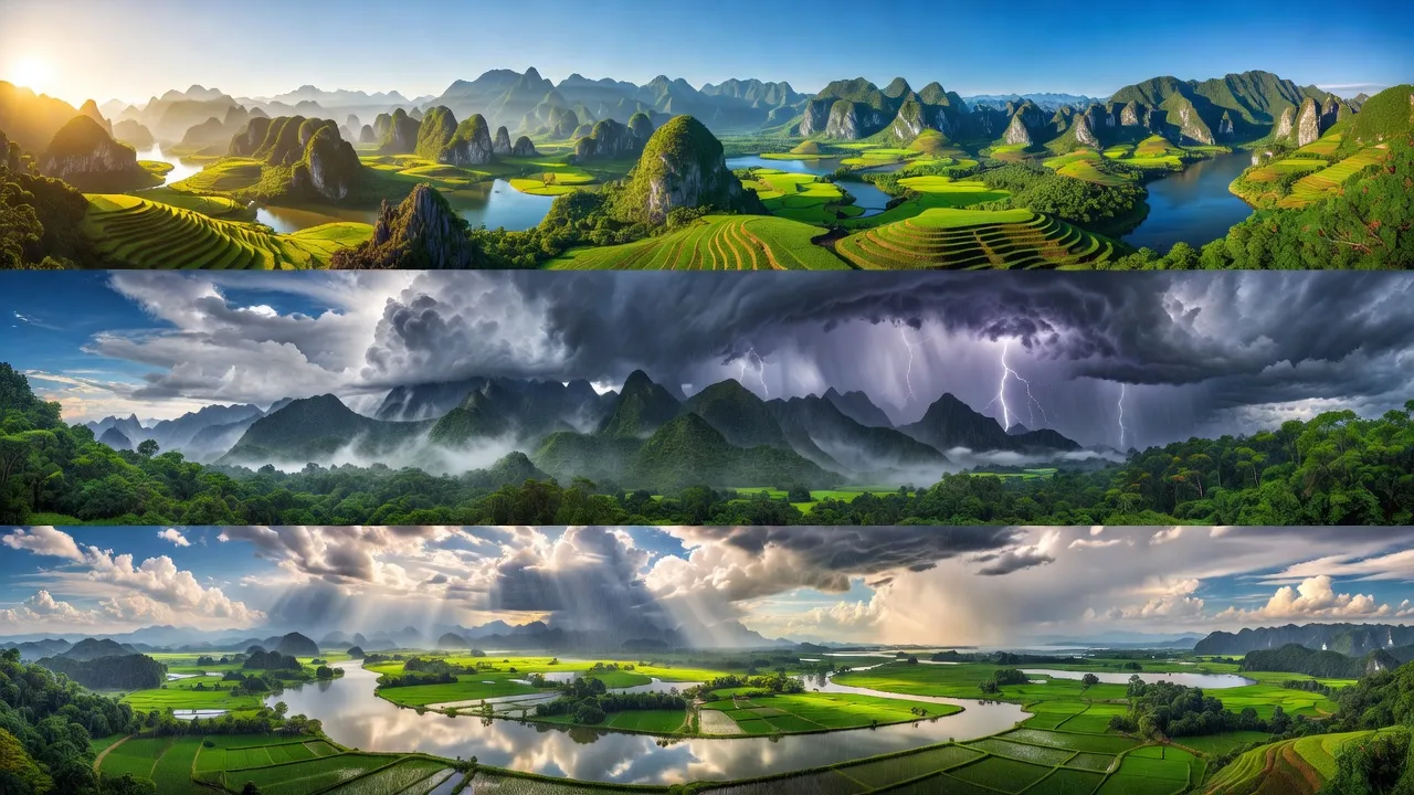 Dự báo thời tiết 27/7 tại Việt Nam: nắng Bắc Bộ, mưa Trung Bộ, mưa rào Nam Bộ.