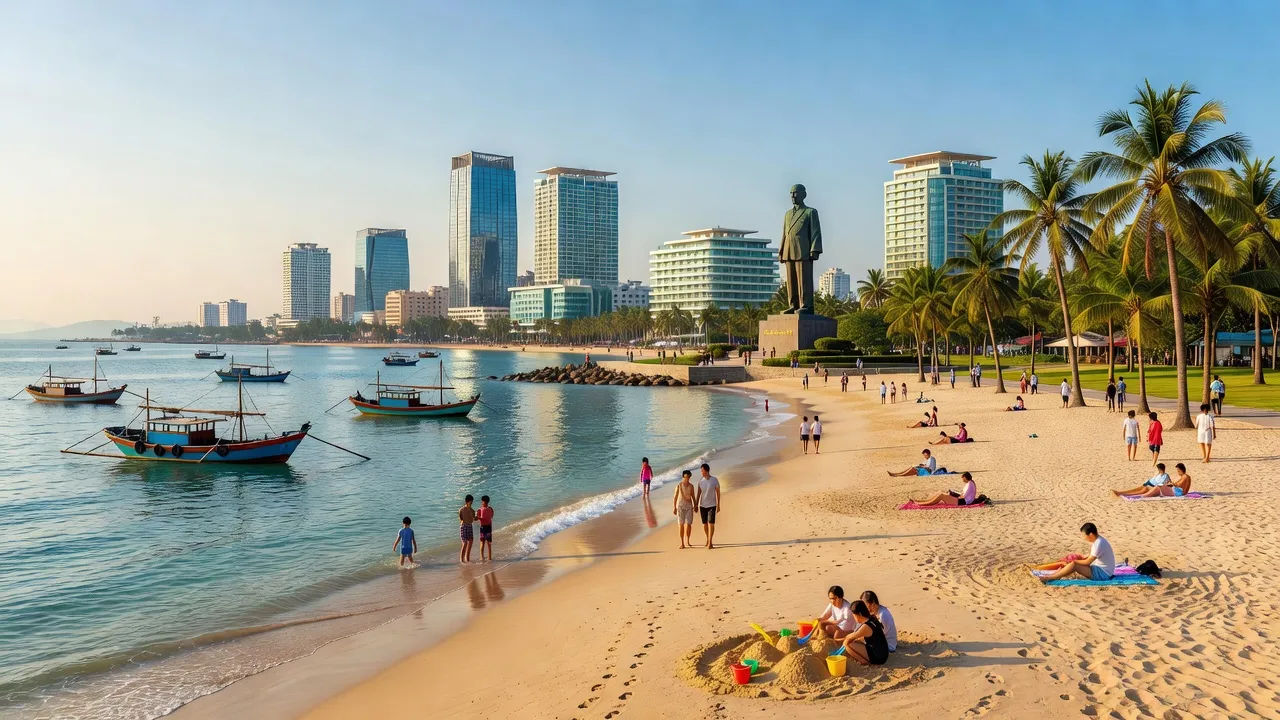 Quy Nhơn, Bình Định: bãi biển cát trắng, kiến trúc hiện đại, cảnh sắc thiên nhiên tuyệt đẹp.
