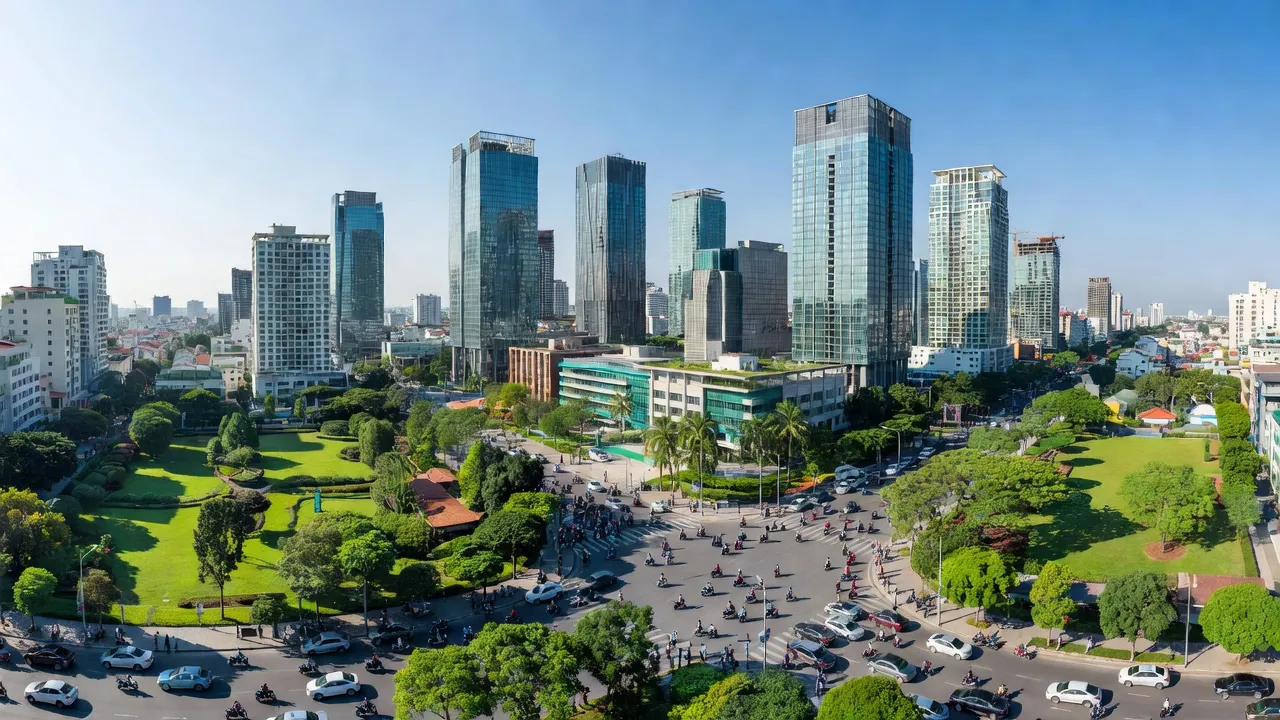 Toàn cảnh Thành phố Biên Hòa, Đồng Nai với sự phát triển đô thị năng động và hiện đại.