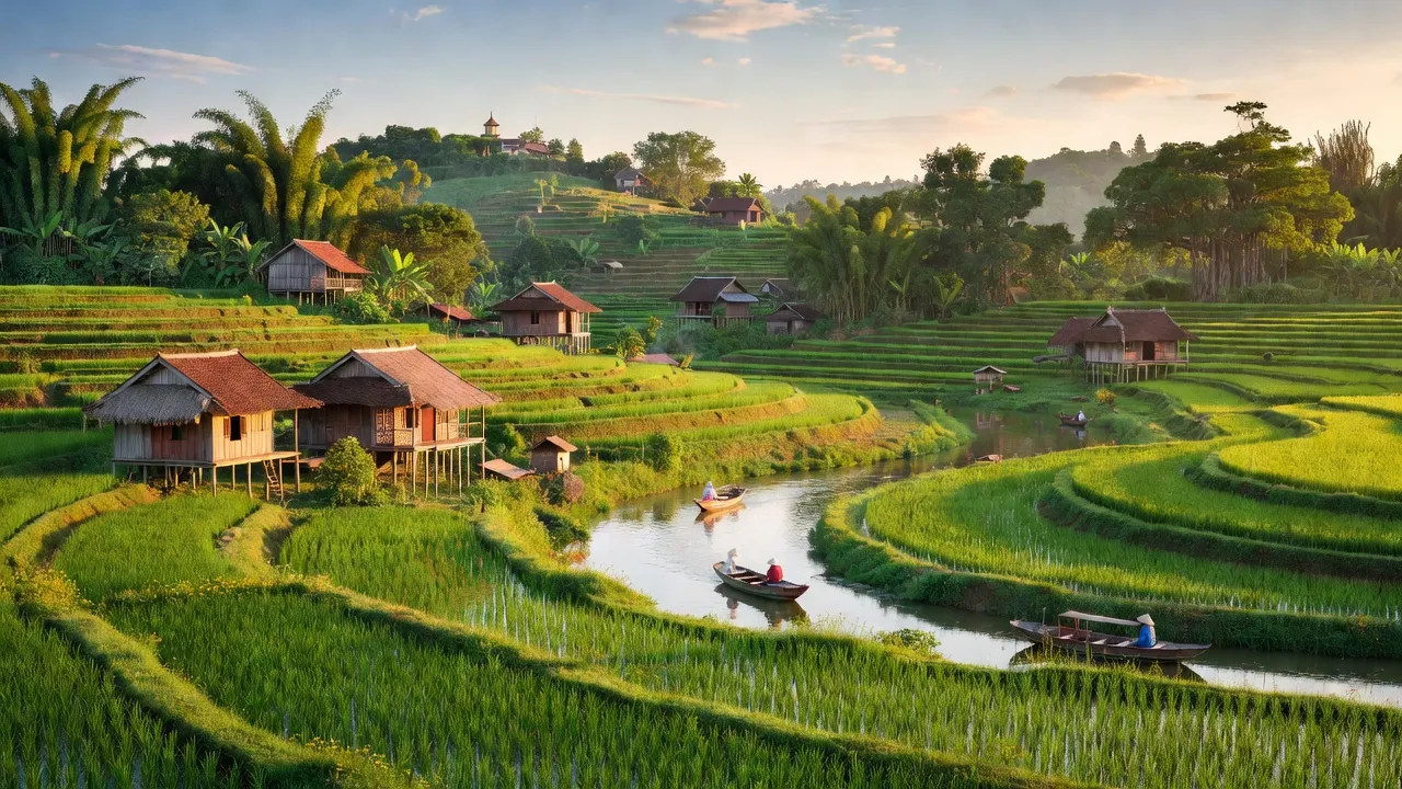 Cảnh đẹp huyện Phù Ninh, tỉnh Phú Thọ với thiên nhiên tươi đẹp và cuộc sống văn hóa địa phương.
