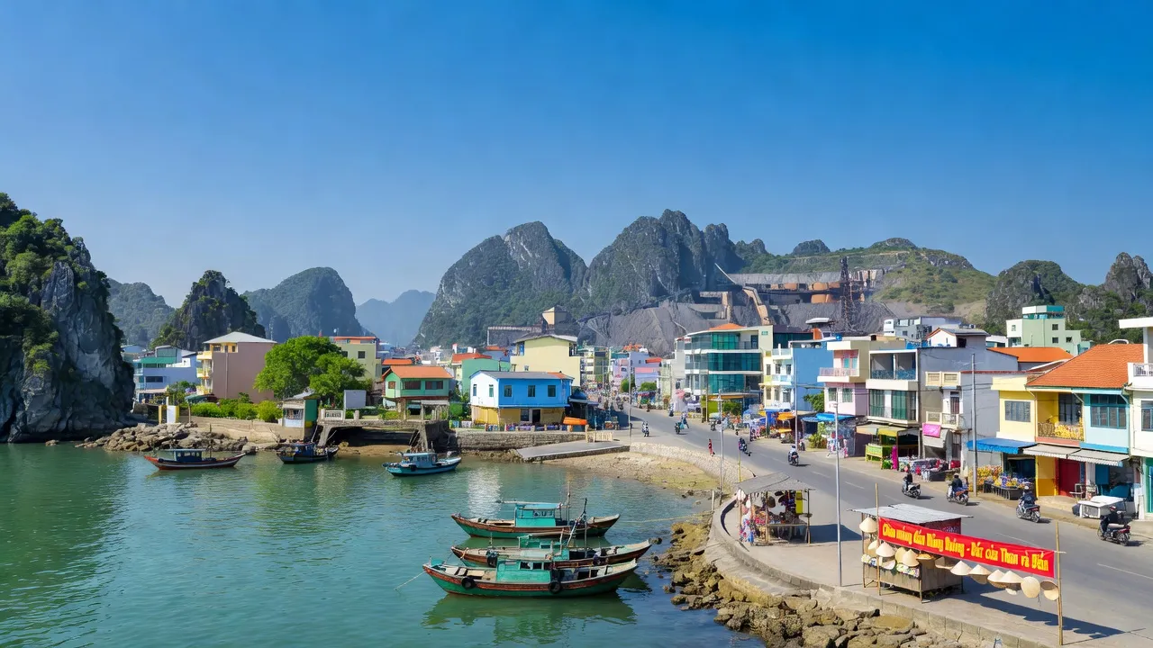 Phường Mông Dương, Cẩm Phả, Quảng Ninh with coastal landscapes and vibrant urban scenery.