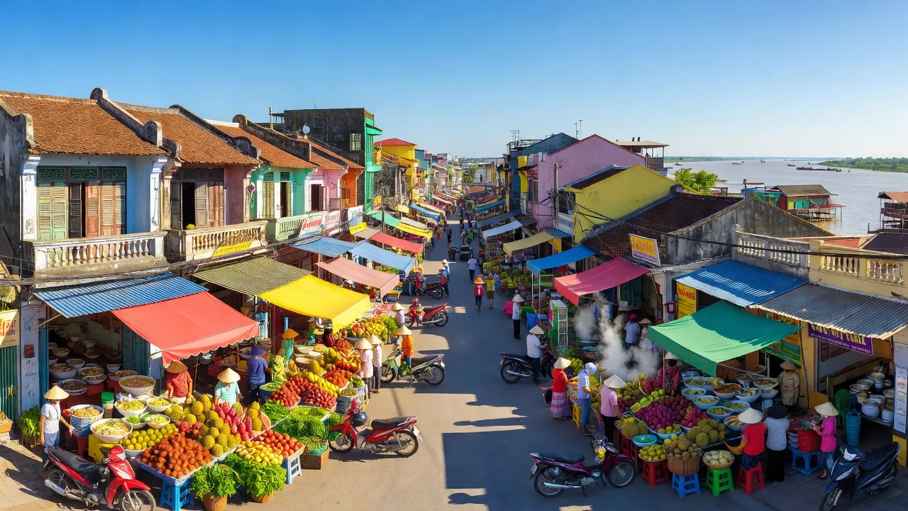 Thành phố Mỹ Tho, Tiền Giang - đường phố nhộn nhịp và kiến trúc truyền thống miền Nam.
